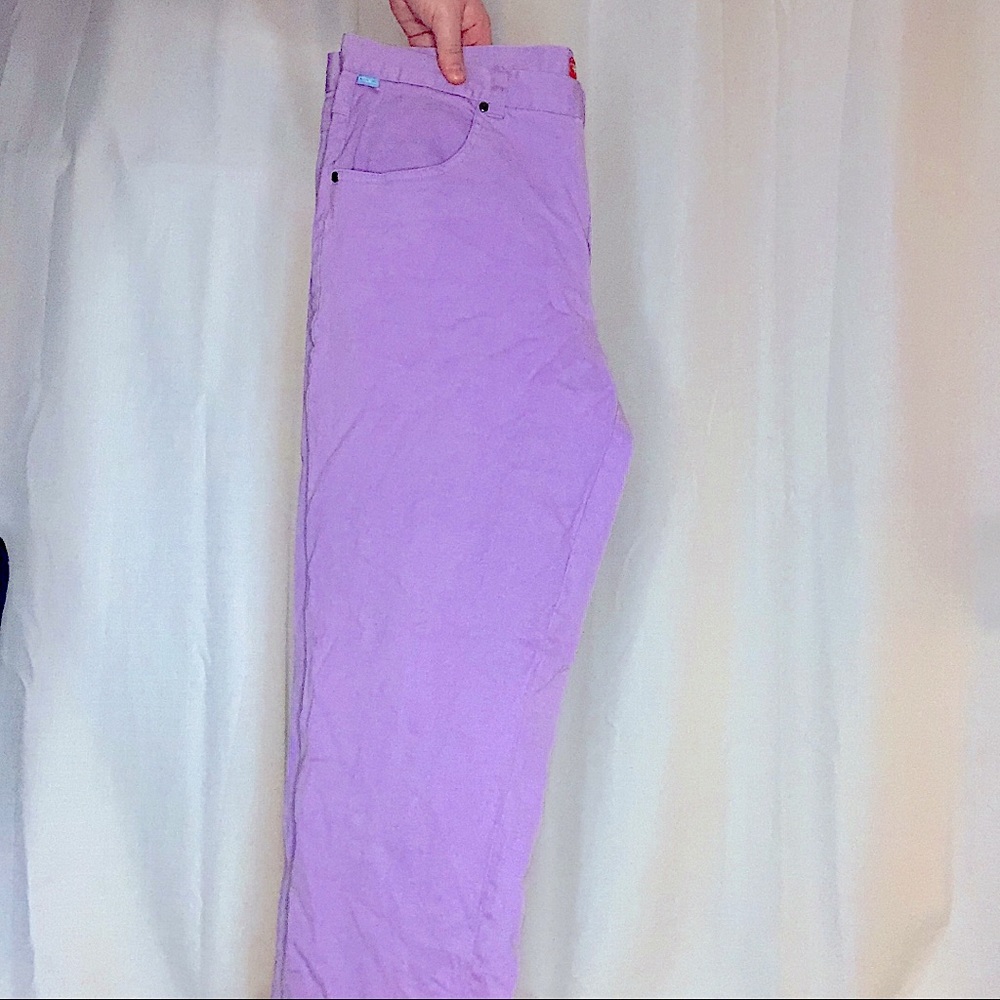 Lavender High Waisted Vintage Jeans